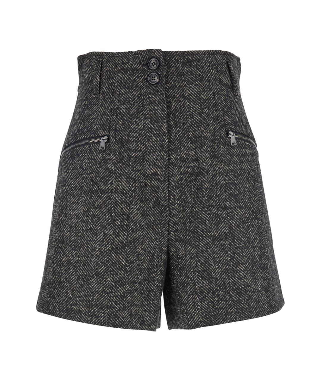 MAX MARA Мульти шерстяные шорты, фото 1