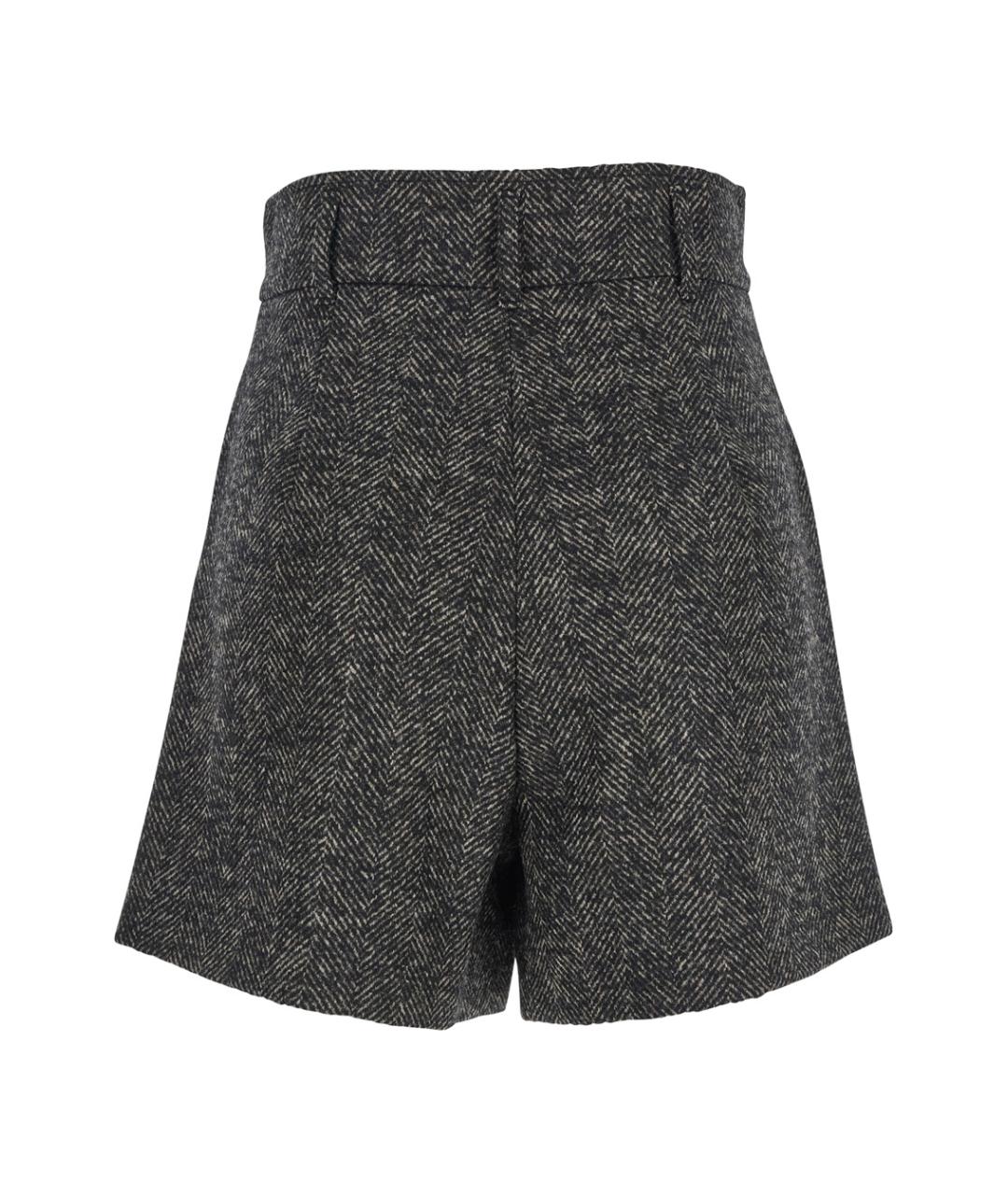 MAX MARA Мульти шерстяные шорты, фото 2