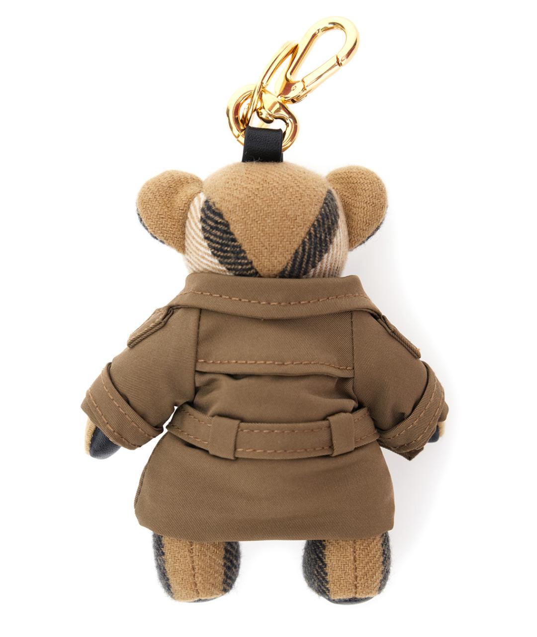 BURBERRY Коричневый брелок, фото 2