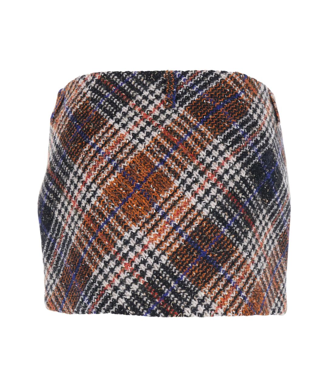 MISSONI Мульти шерстяная юбка мини, фото 2