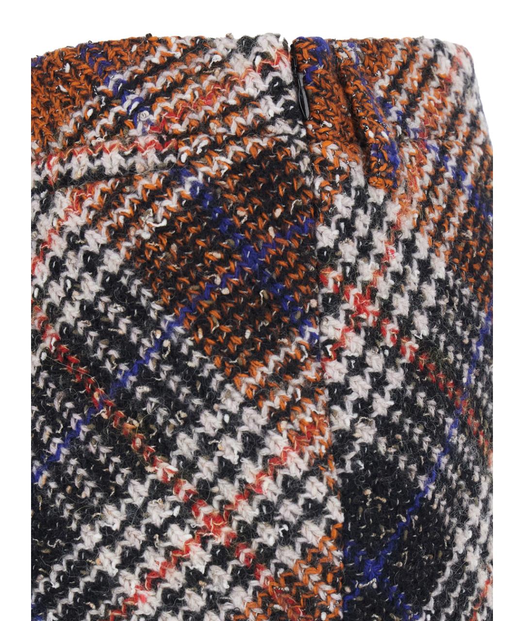 MISSONI Мульти шерстяная юбка мини, фото 3