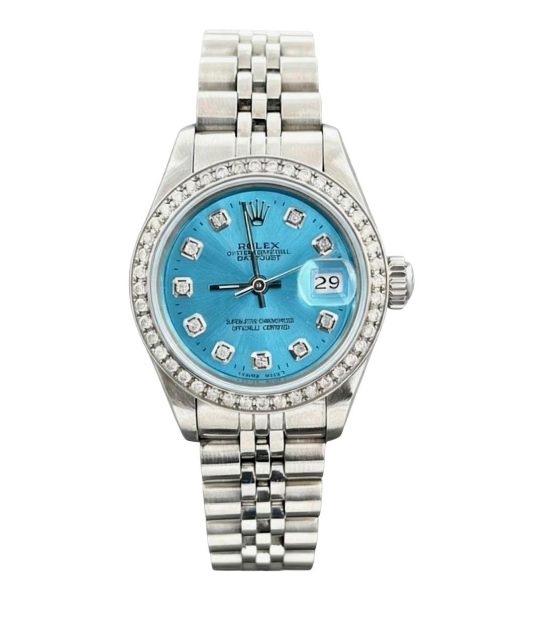 ROLEX Бирюзовые часы, фото 1