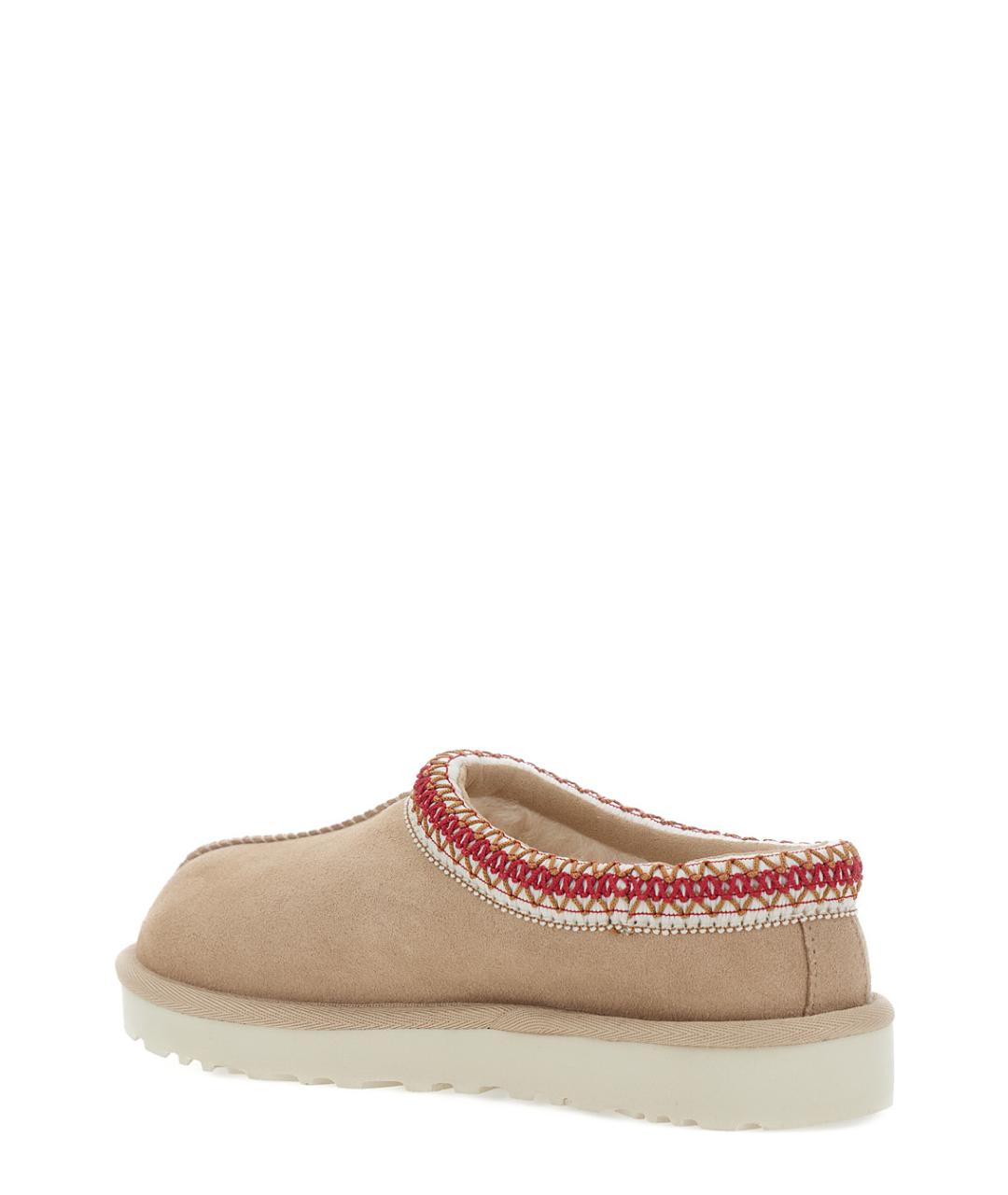 UGG AUSTRALIA Бежевые кожаные мюли, фото 2