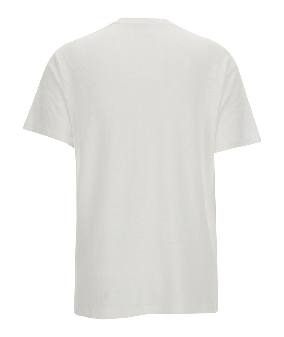 ISABEL MARANT Белая льняная футболка, фото 2