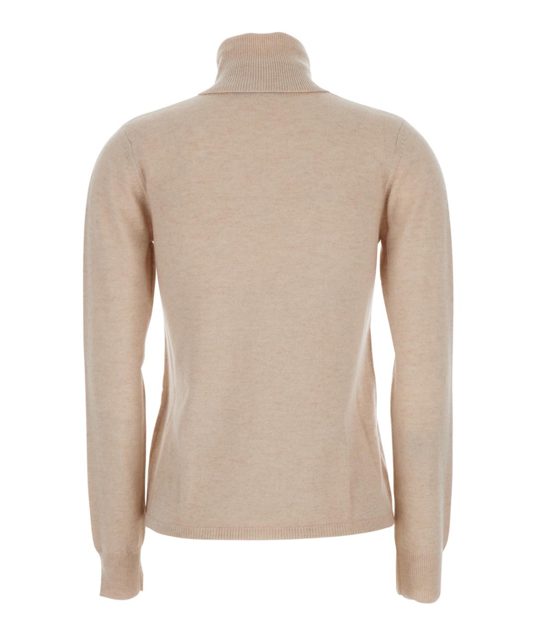 MAX MARA STUDIO Бежевый шерстяной джемпер / свитер, фото 1