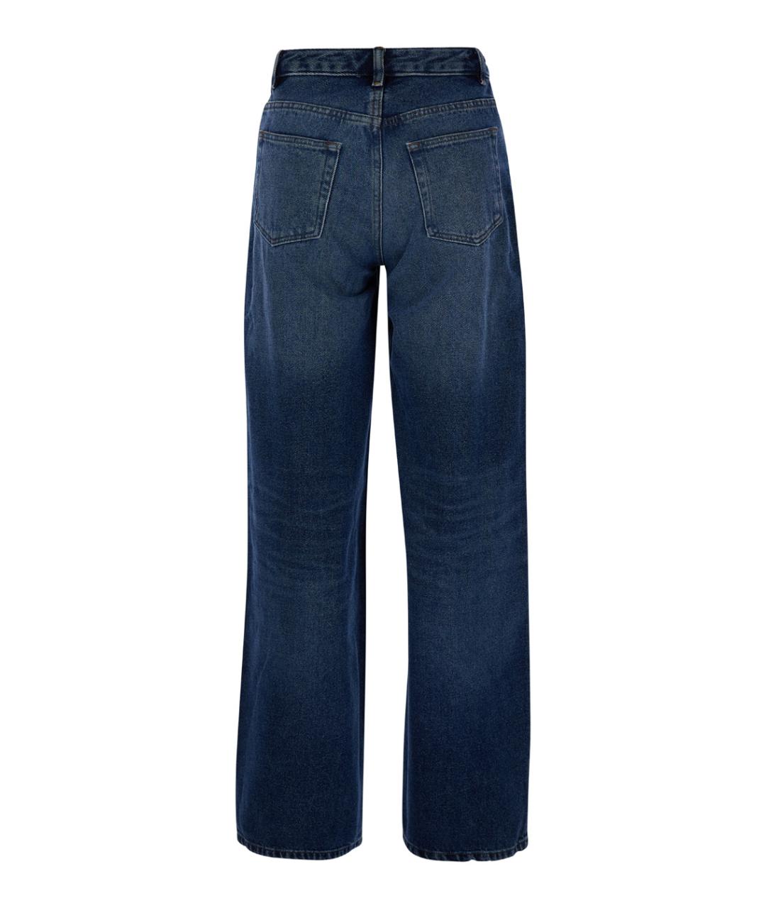 A.P.C. Синие хлопковые прямые джинсы, фото 2