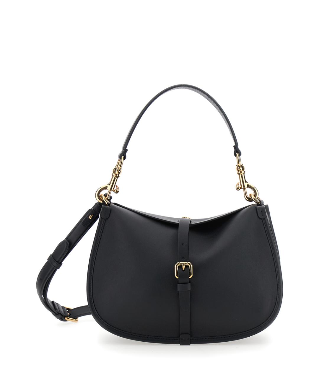 ETRO Черная кожаная сумка через плечо, фото 1