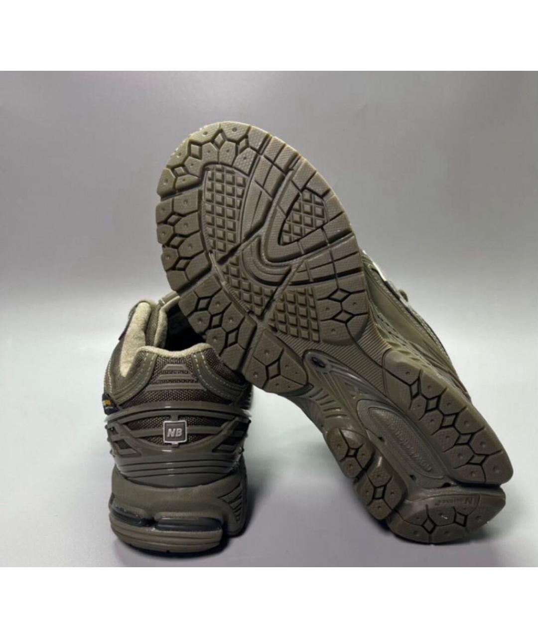 NEW BALANCE Хаки замшевые низкие кроссовки / кеды, фото 6