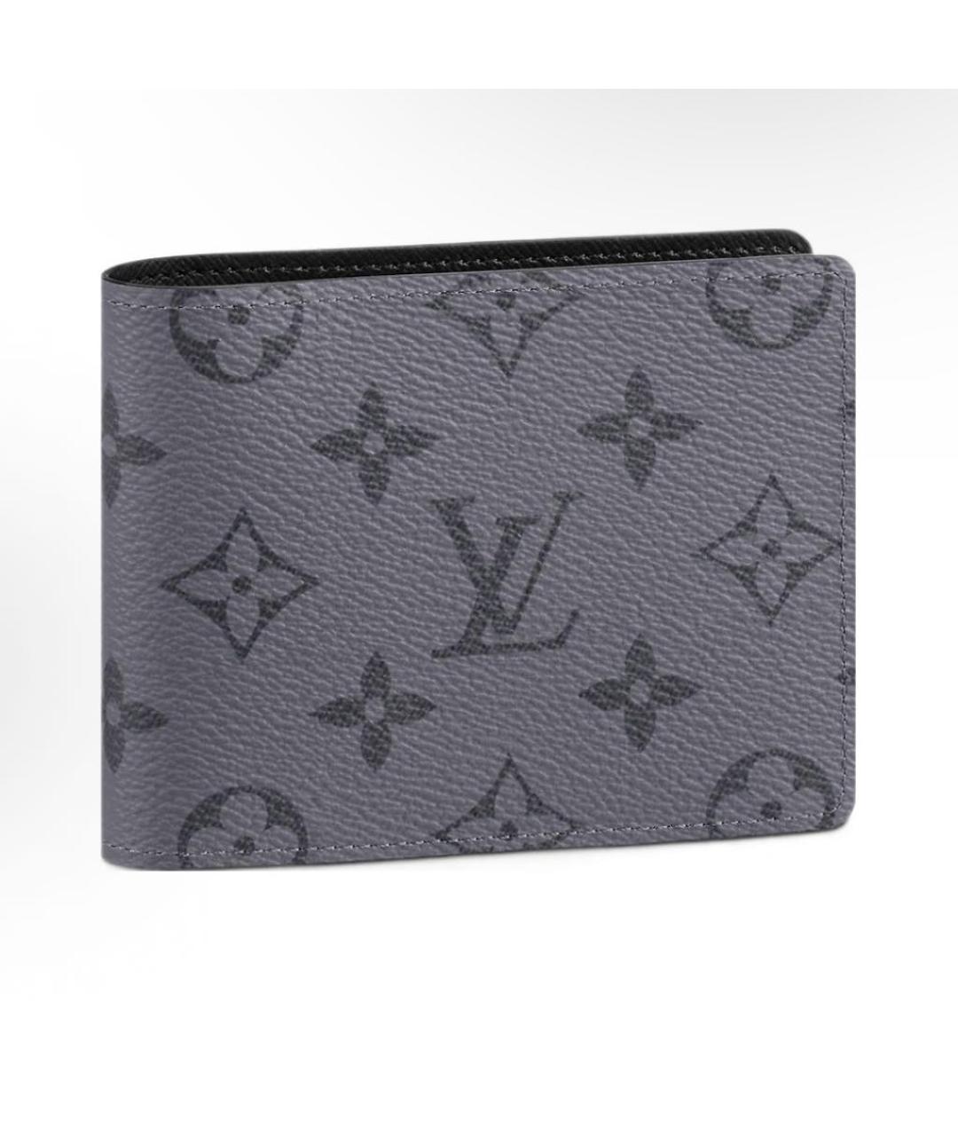 LOUIS VUITTON Антрацитовый кошелек, фото 4