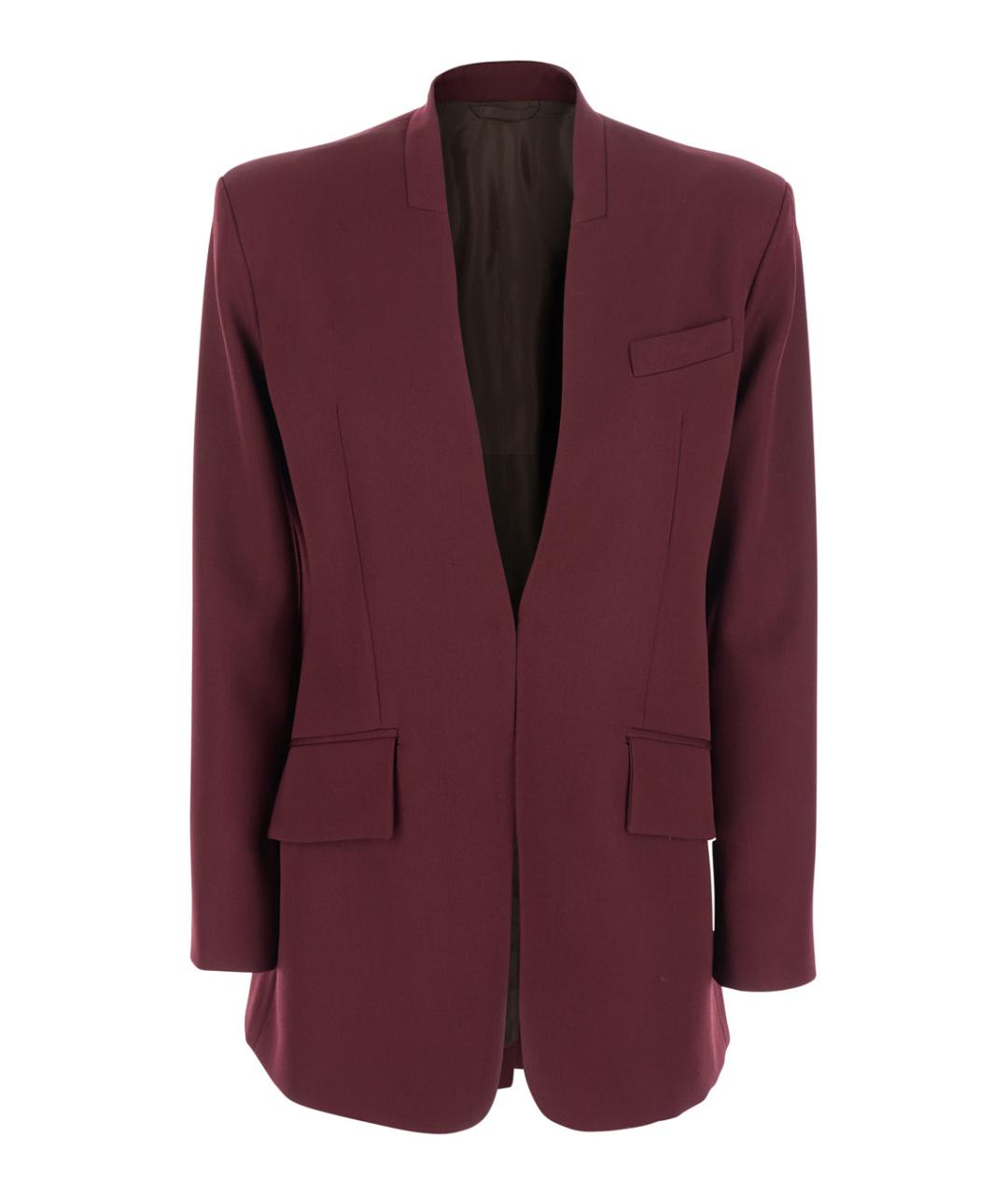 THE ATTICO Бордовый жакет/пиджак, фото 1
