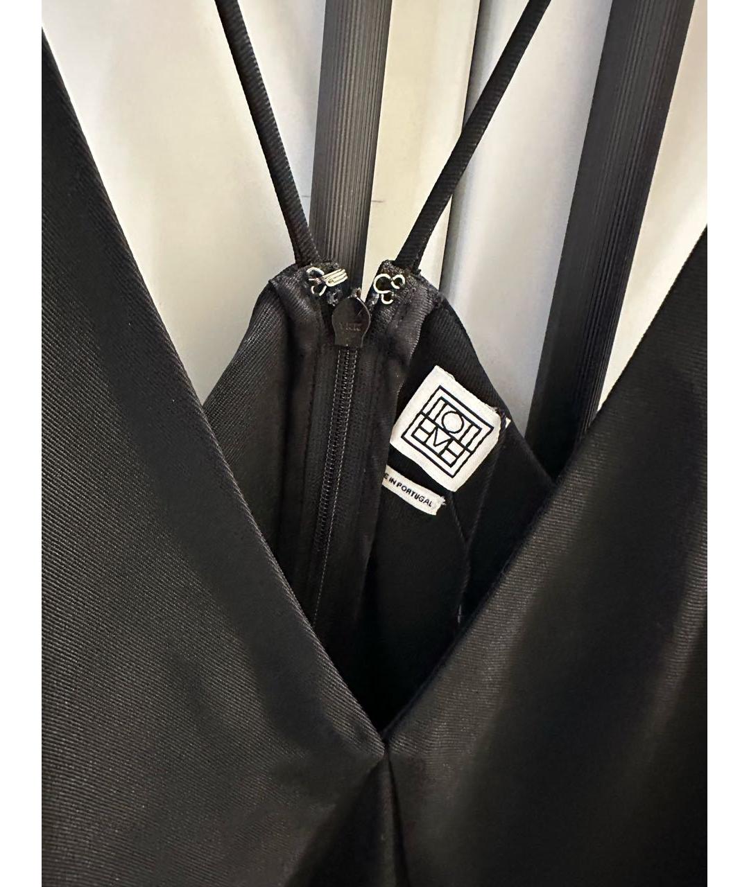 TOTEME Черная полиэстеровая майка, фото 3