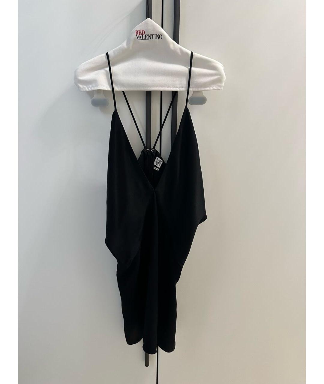 TOTEME Черная полиэстеровая майка, фото 6