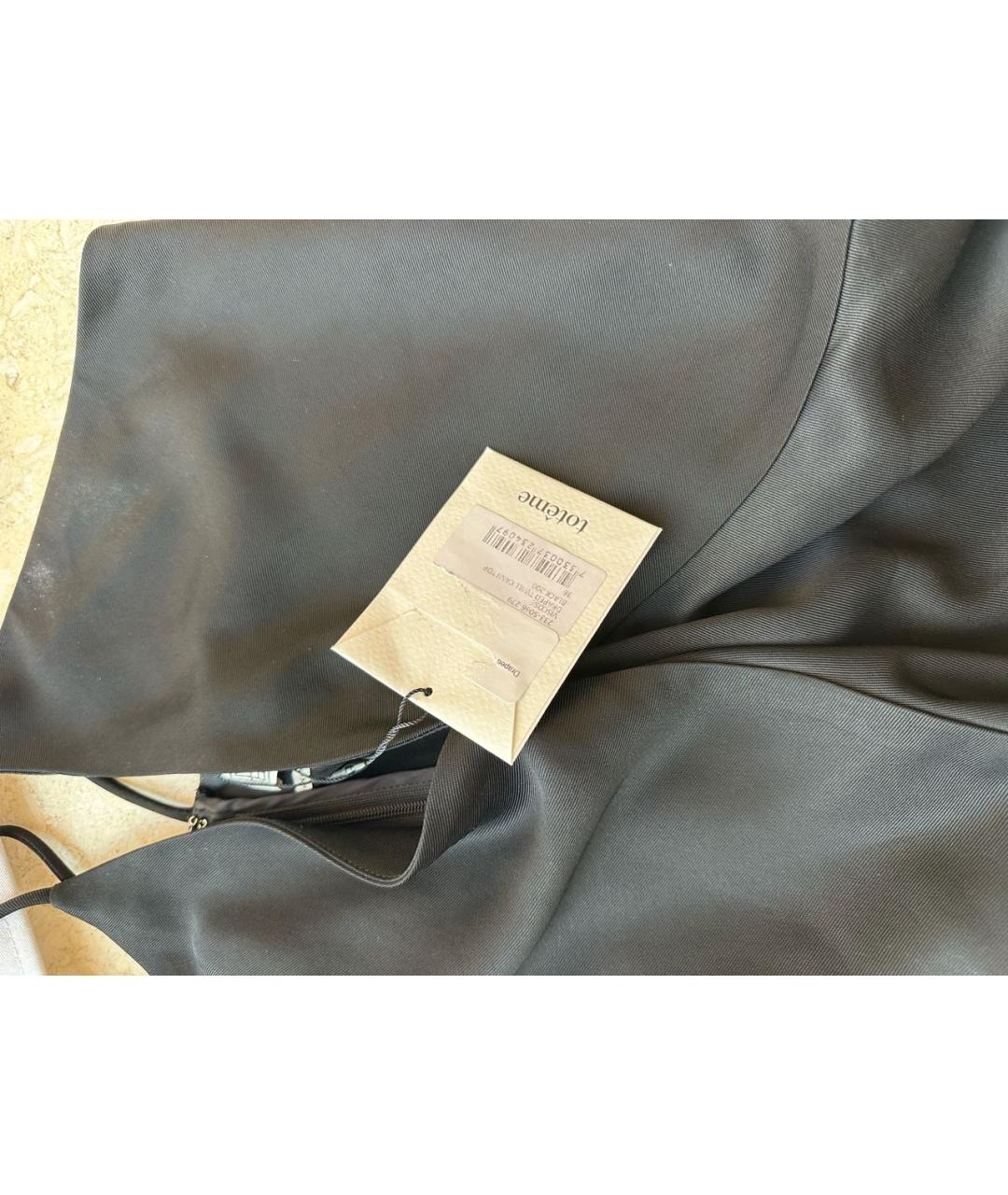 TOTEME Черная полиэстеровая майка, фото 8