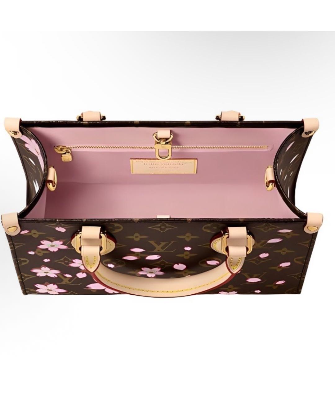 LOUIS VUITTON Коричневая сумка с короткими ручками, фото 3