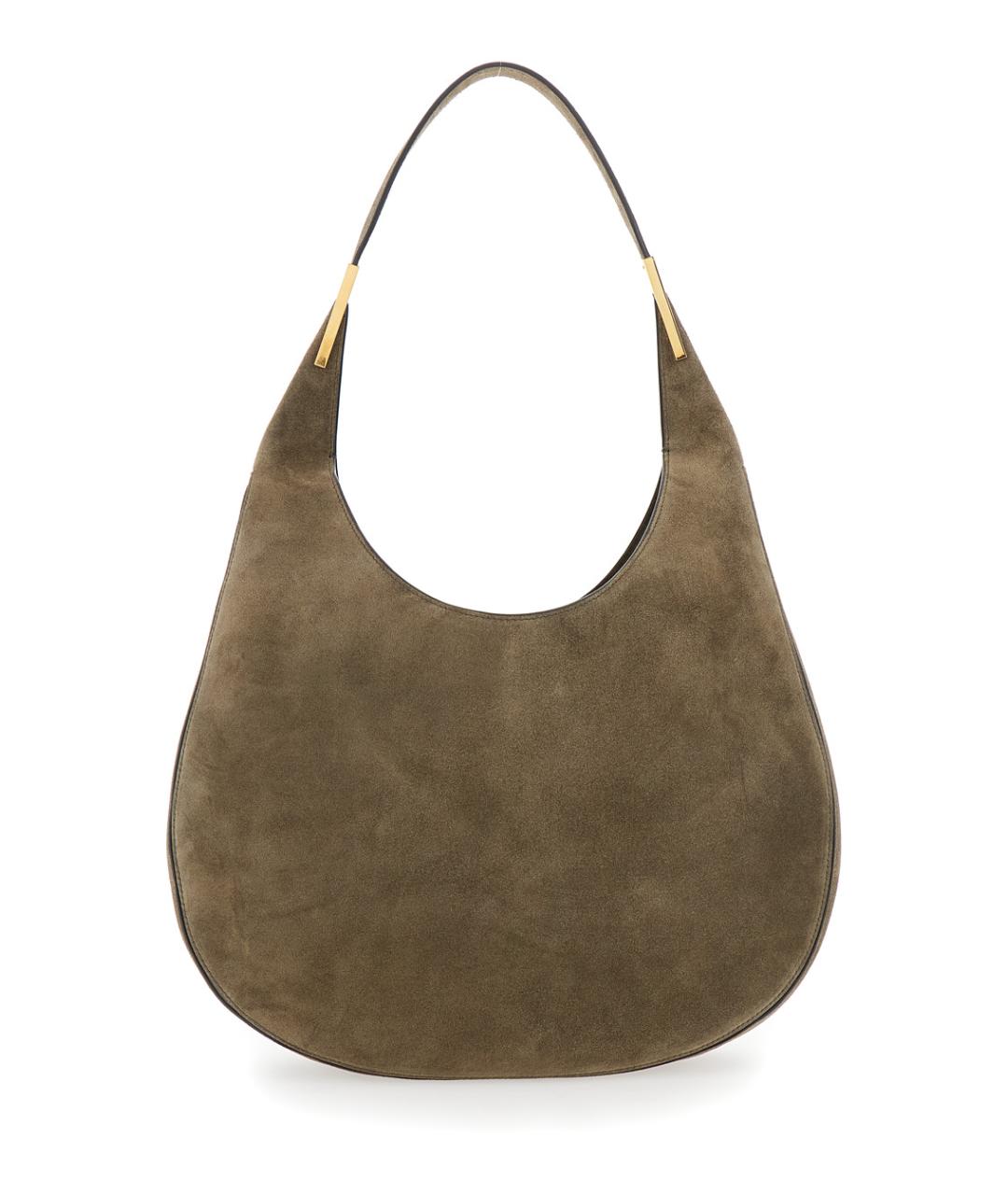 Savette Коричневая замшевая сумка через плечо, фото 1