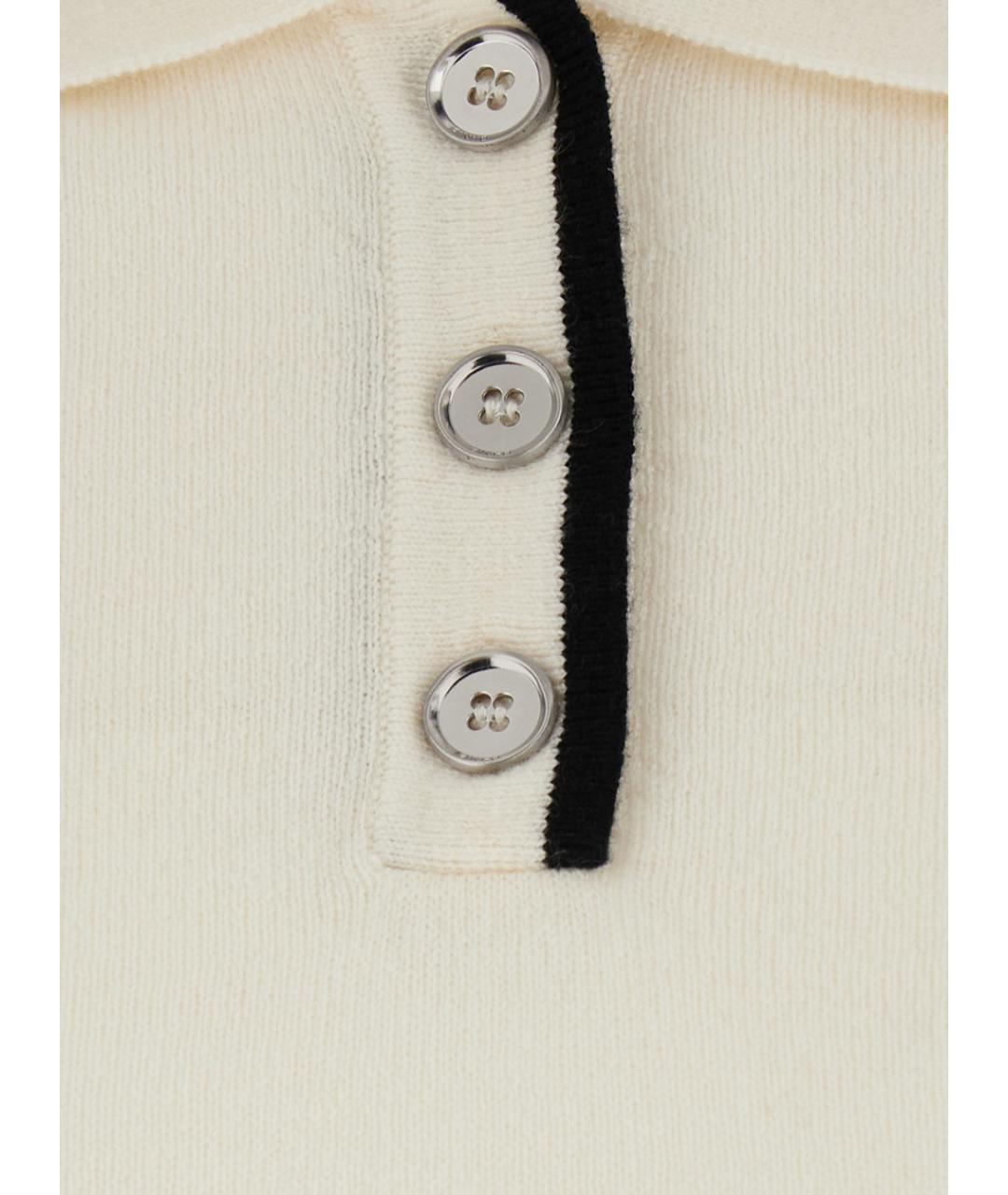 PINKO Белая шерстяная футболка, фото 3