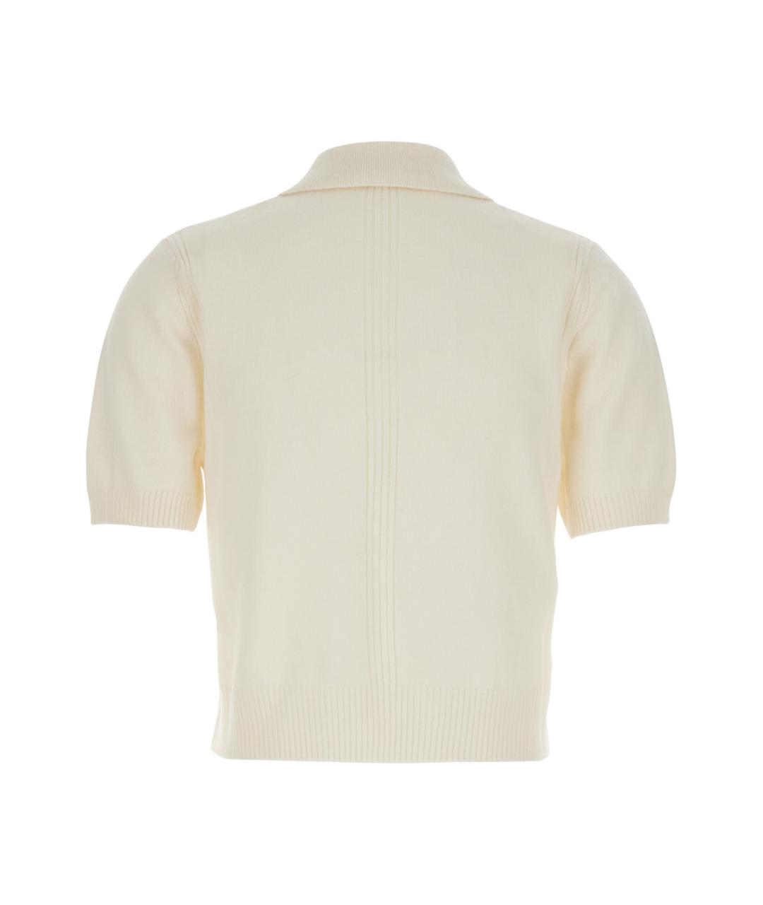 PINKO Белая шерстяная футболка, фото 2