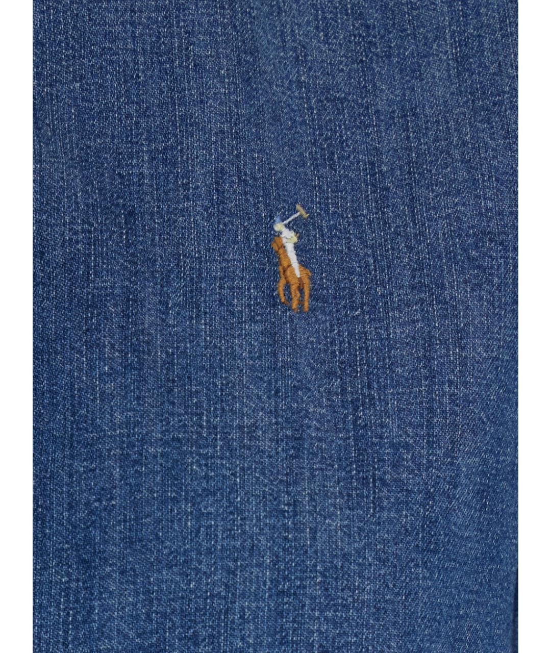 POLO RALPH LAUREN Синяя деним рубашка, фото 3