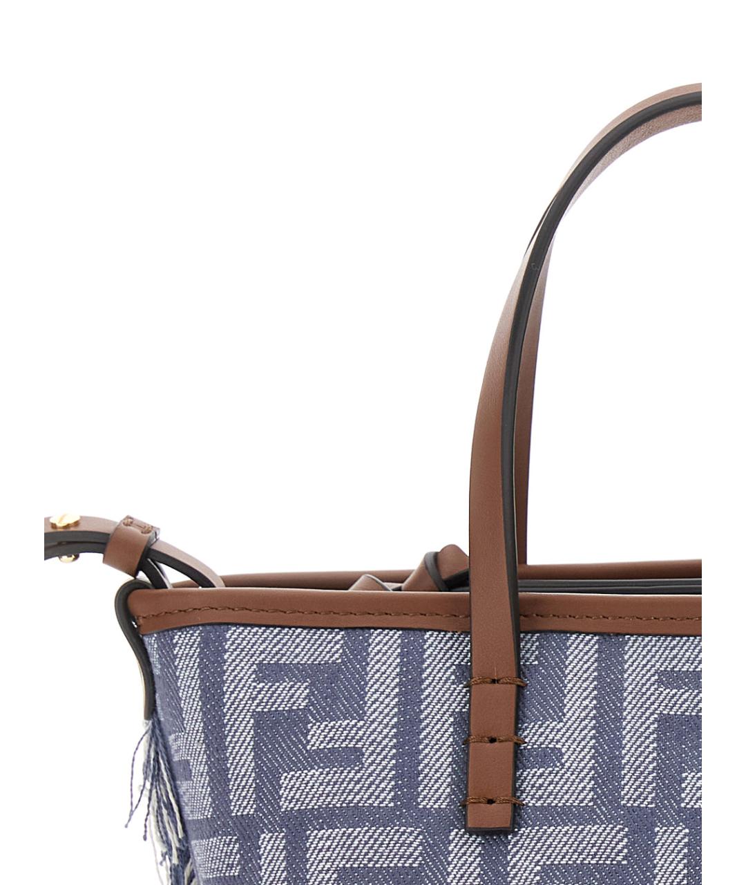 FENDI Синяя сумка через плечо, фото 3