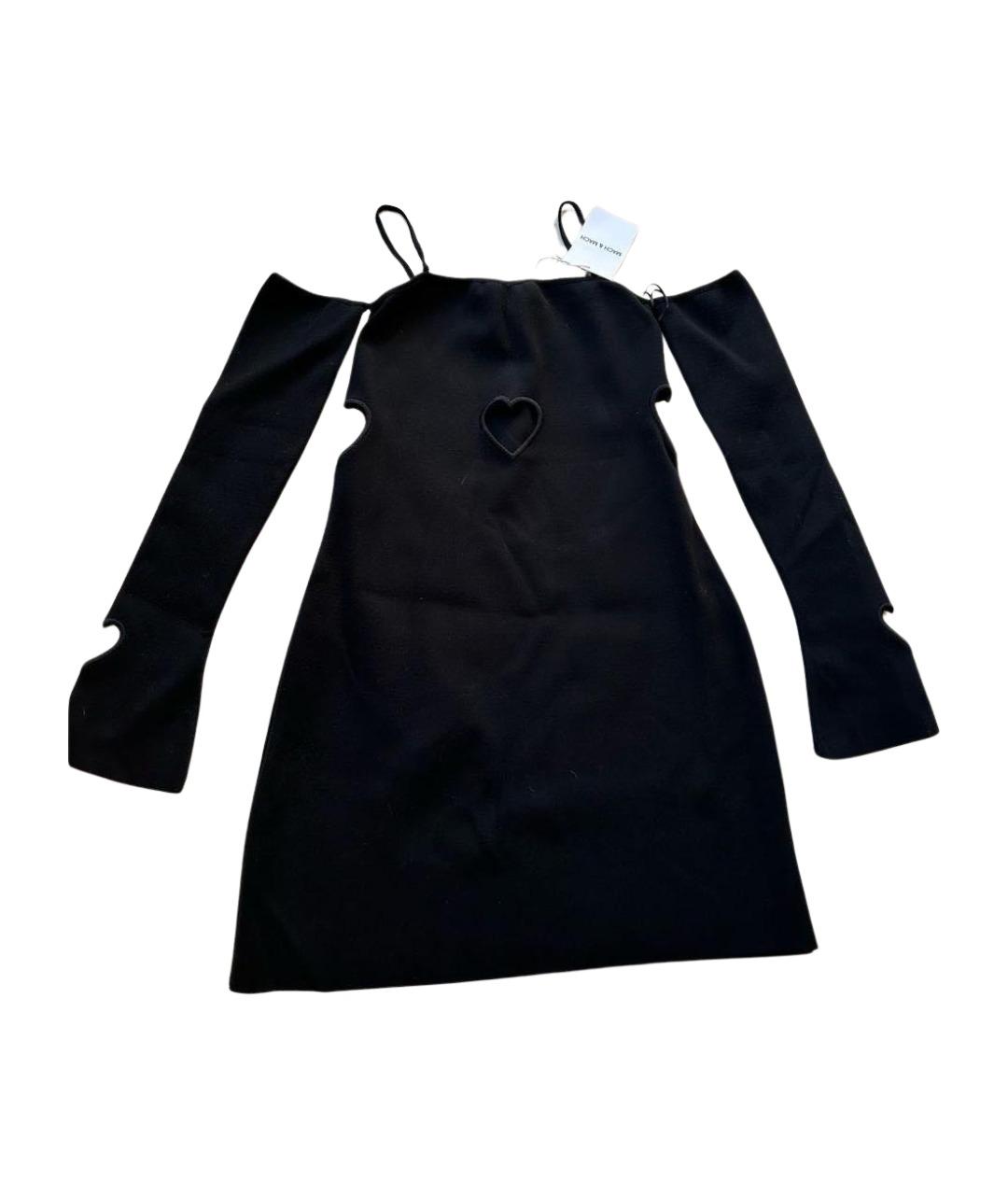 MACH&MACH Черное хлопковое коктейльное платье, фото 1