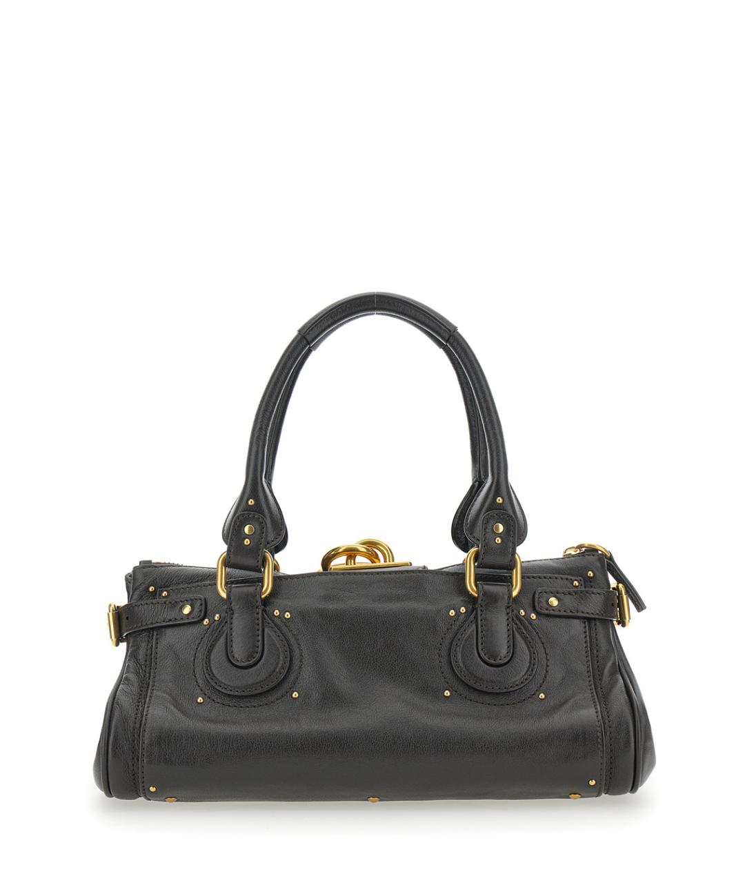 CHLOE Коричневая кожаная сумка через плечо, фото 2