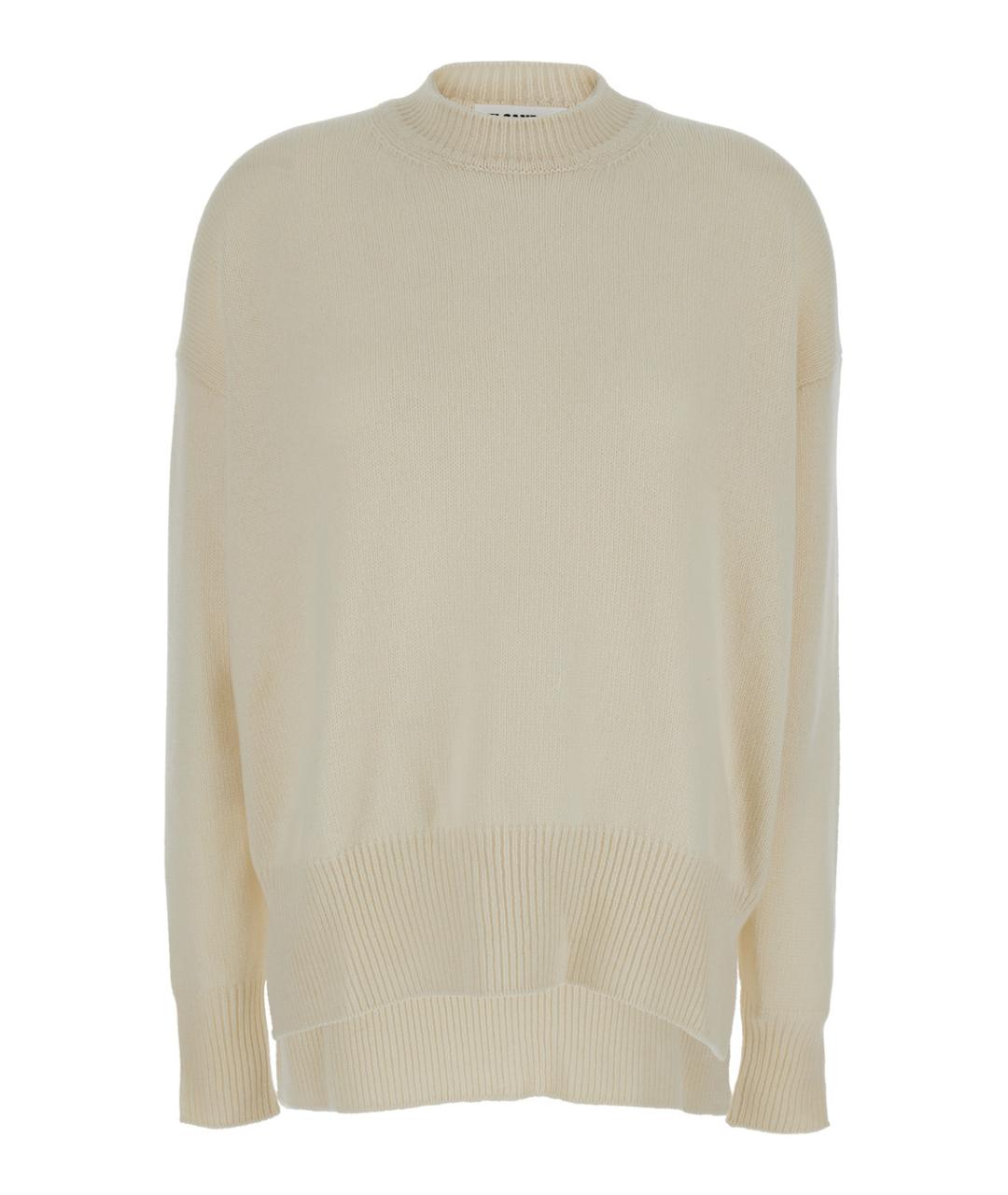 JIL SANDER Бежевый кашемировый джемпер / свитер, фото 1