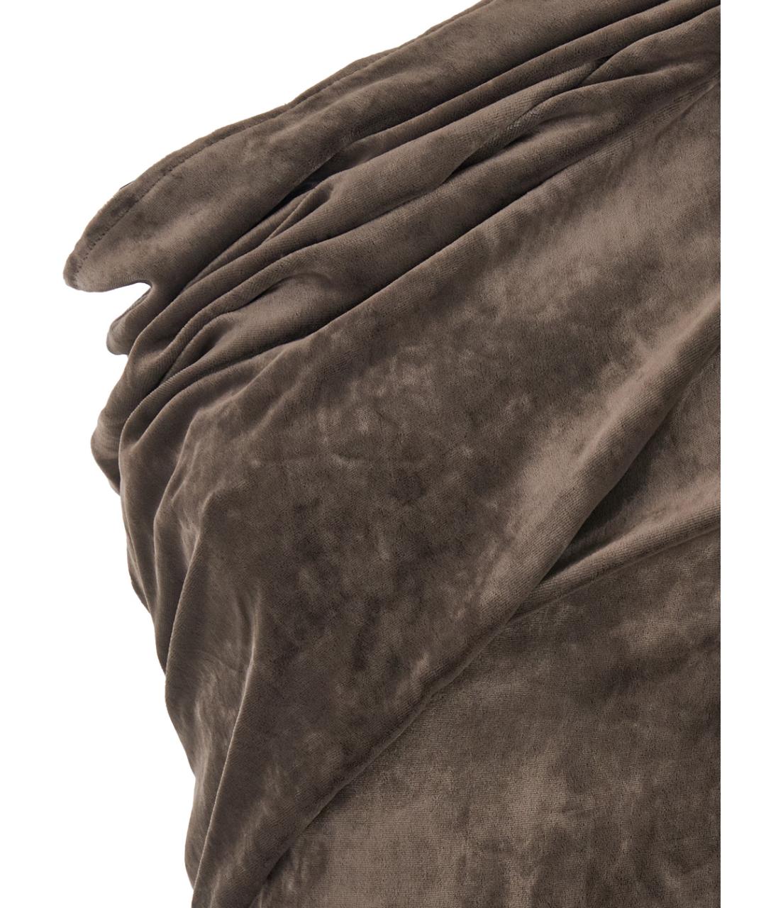 RICK OWENS Коричневое вискозное вечернее платье, фото 3