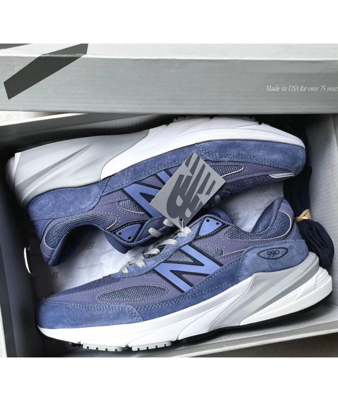 NEW BALANCE Фиолетовые низкие кроссовки / кеды, фото 6