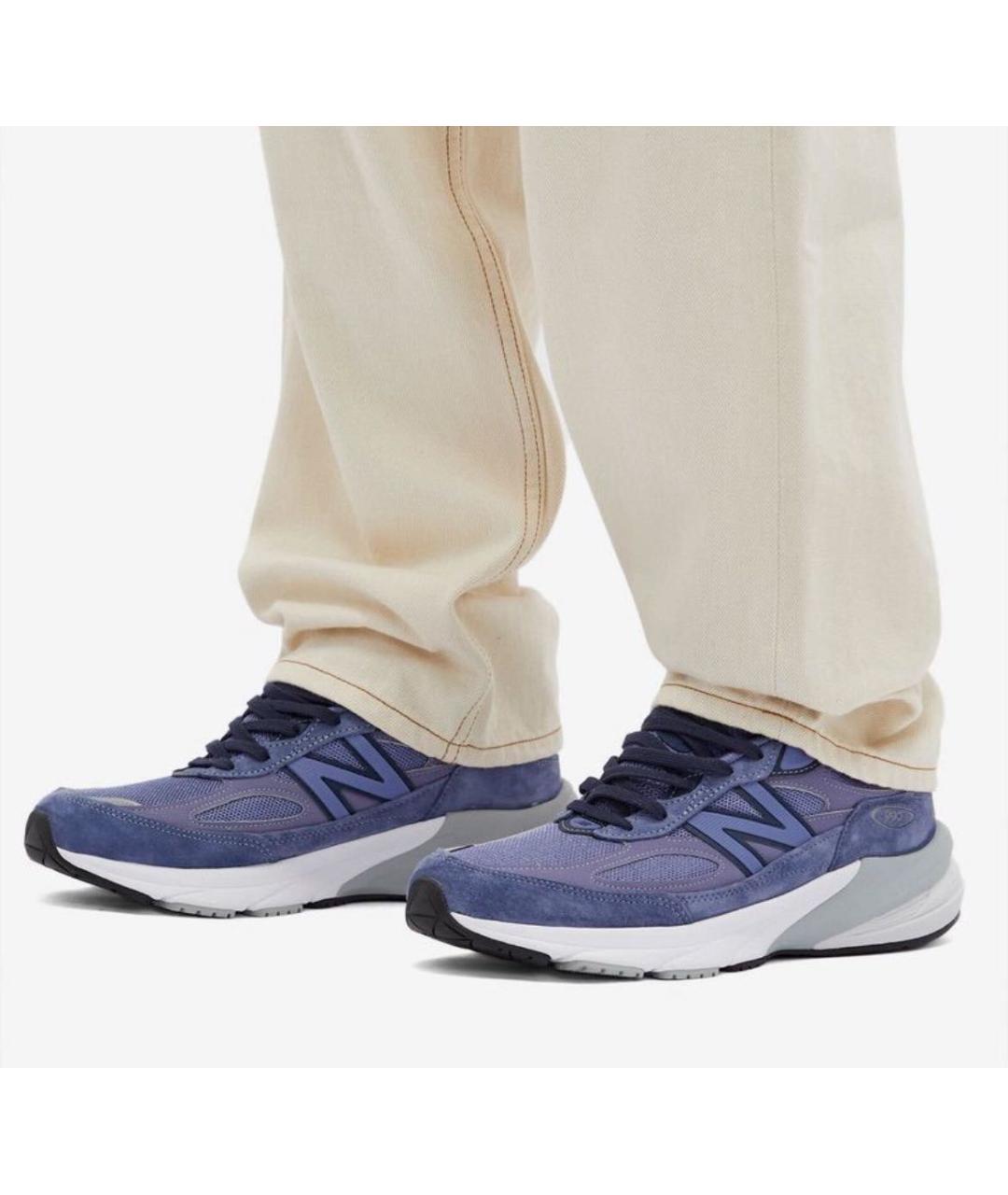 NEW BALANCE Фиолетовые низкие кроссовки / кеды, фото 4