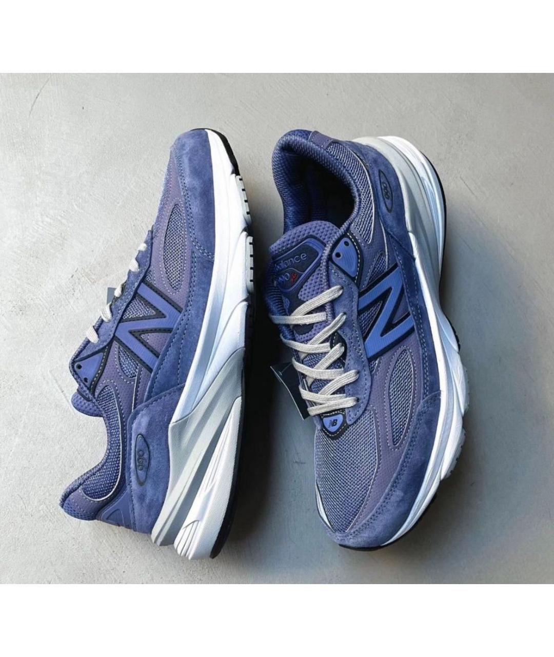 NEW BALANCE Фиолетовые низкие кроссовки / кеды, фото 3