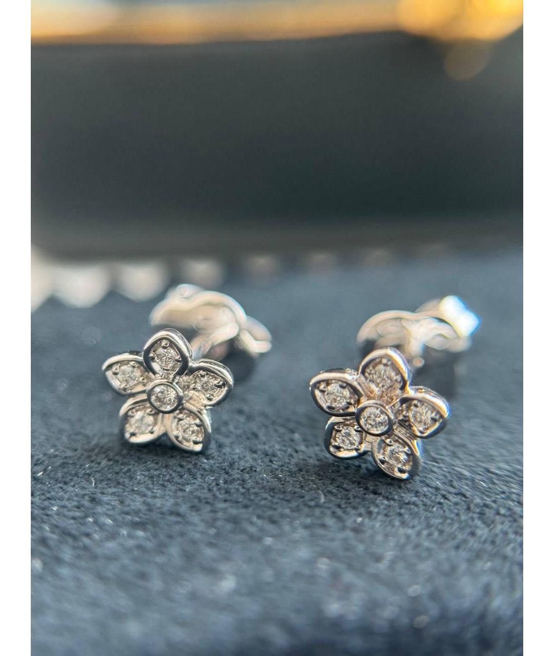 GRAFF Серебряные серьги из белого золота, фото 4