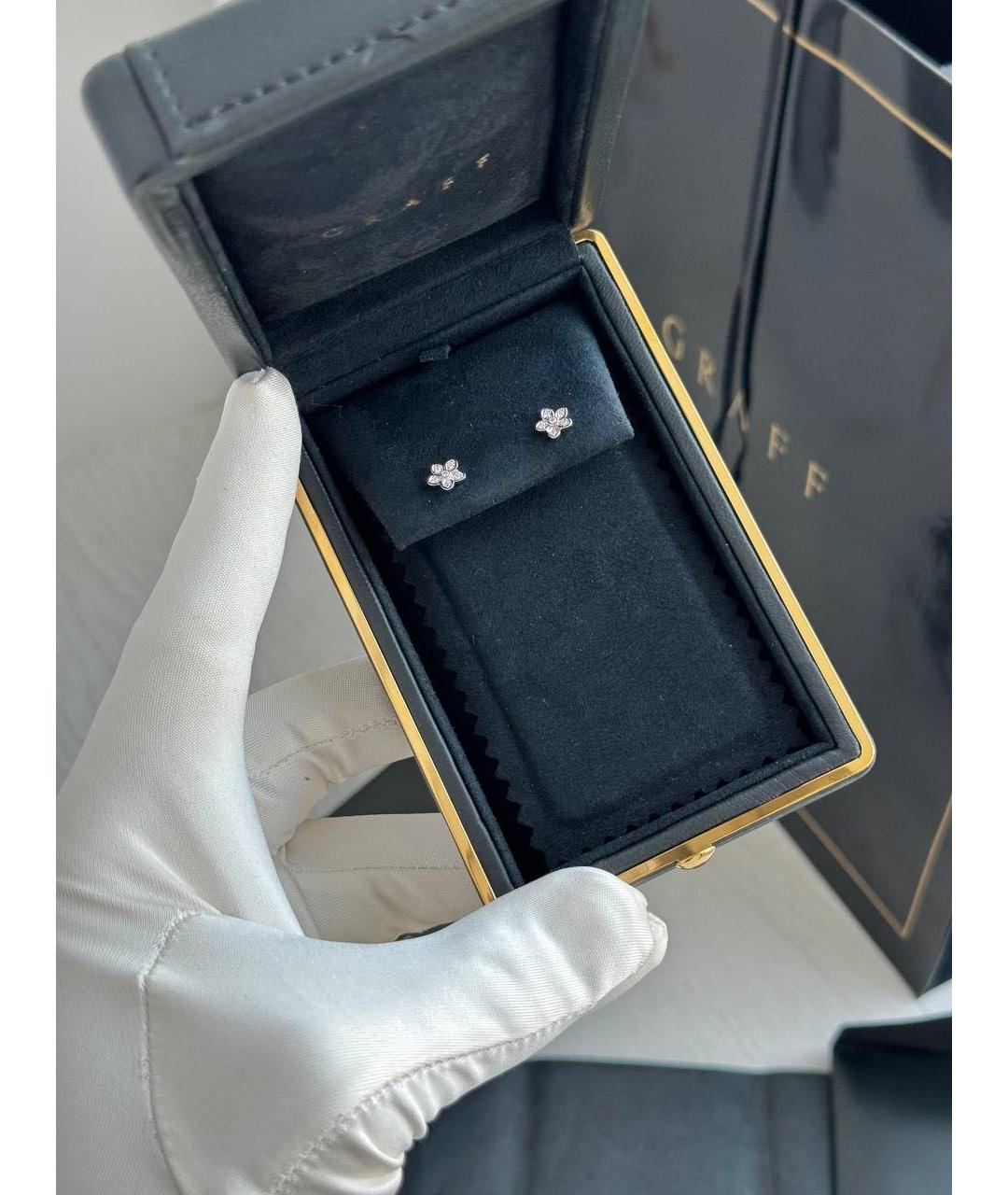 GRAFF Серебряные серьги из белого золота, фото 3