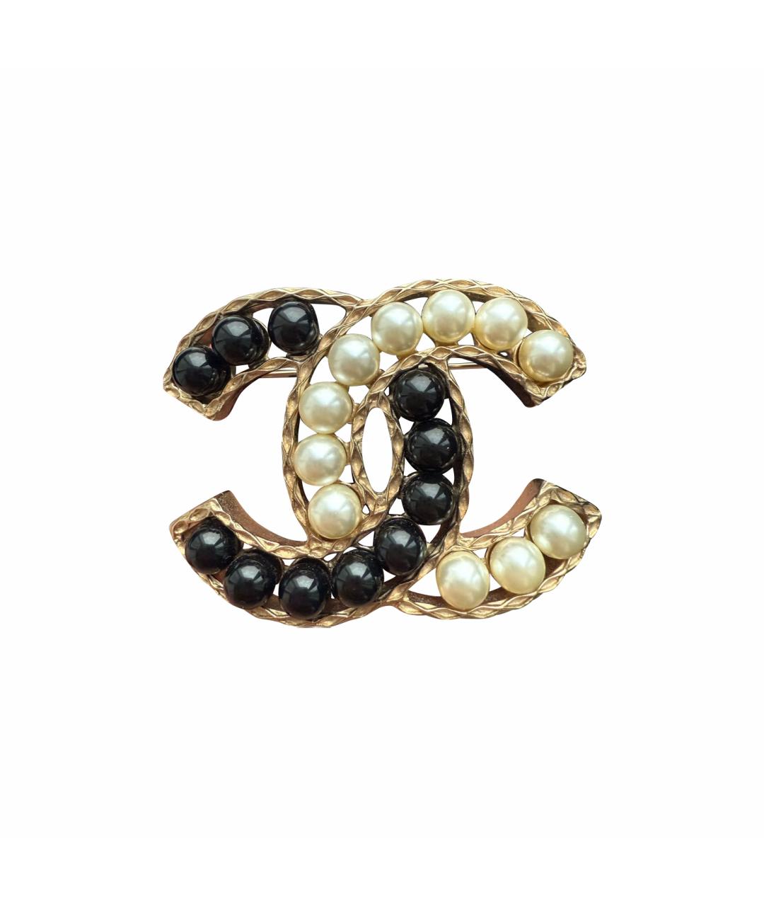 CHANEL Золотая латунная булавка / брошь, фото 1