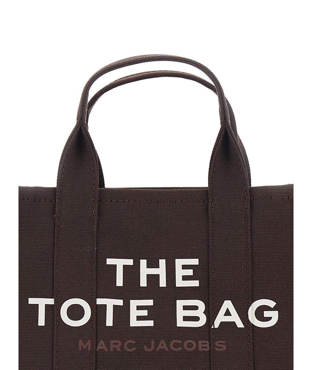 MARC JACOBS Коричневая хлопковая сумка тоут, фото 3