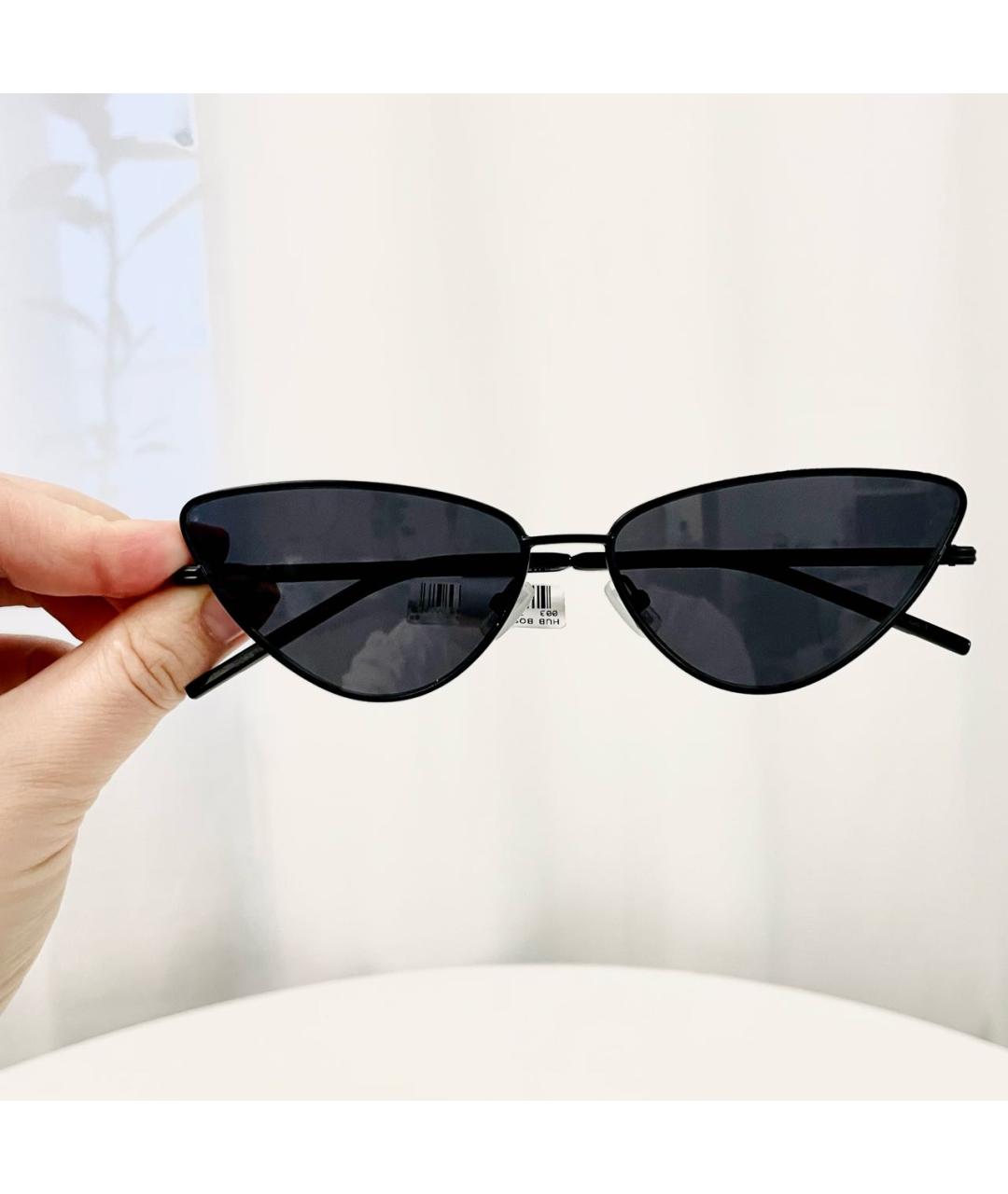 HUGO BOSS Черные металлические солнцезащитные очки, фото 6