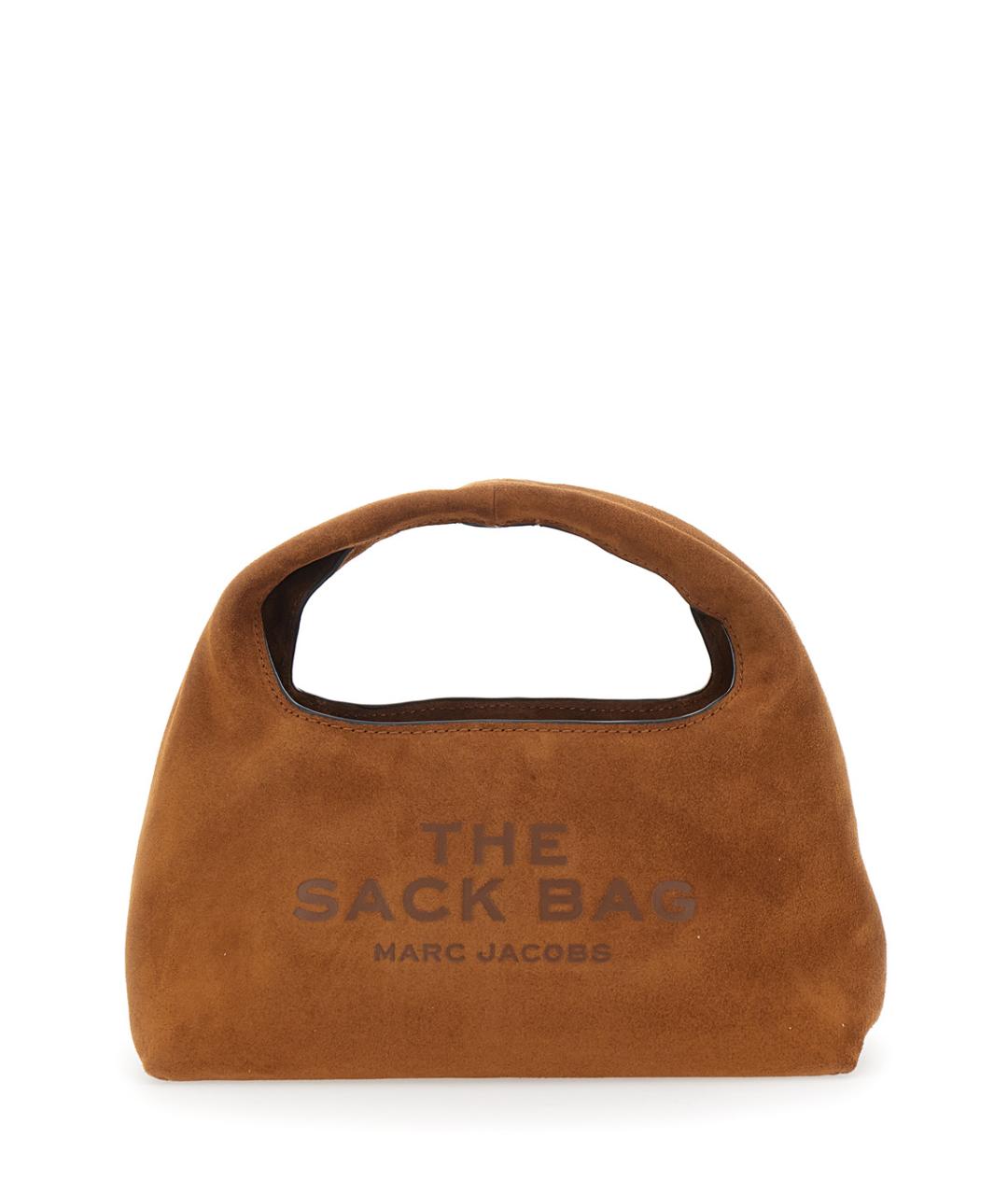 MARC JACOBS Коричневая замшевая сумка с короткими ручками, фото 1