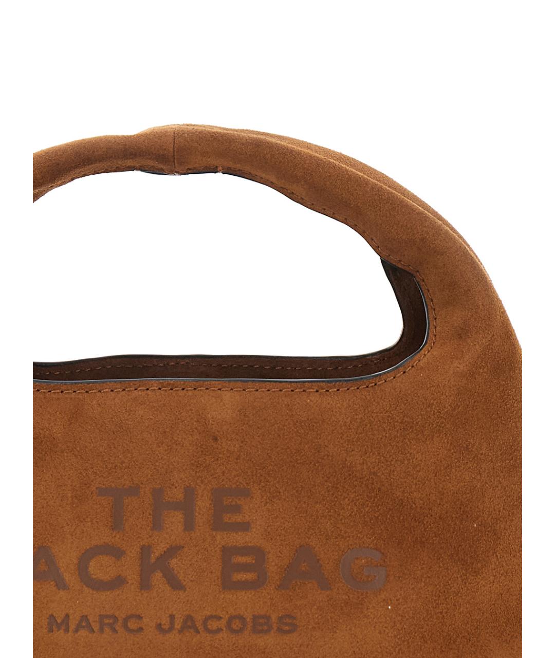 MARC JACOBS Коричневая замшевая сумка с короткими ручками, фото 4