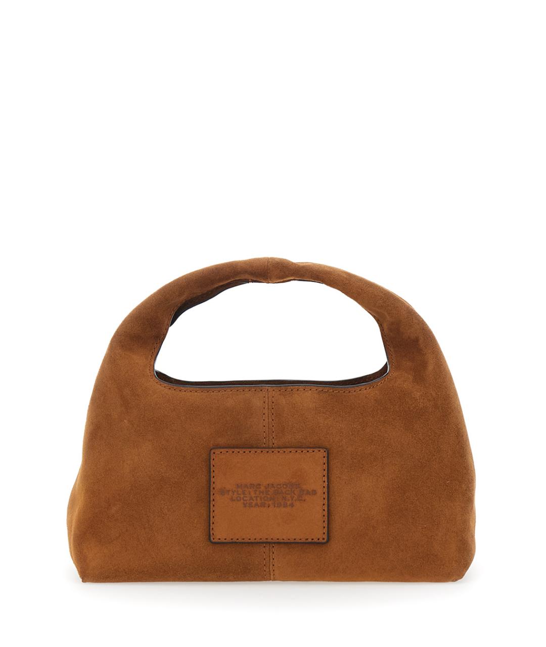 MARC JACOBS Коричневая замшевая сумка с короткими ручками, фото 2