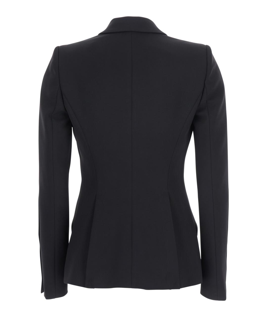 ELISABETTA FRANCHI Черный полиэстеровый жакет/пиджак, фото 2