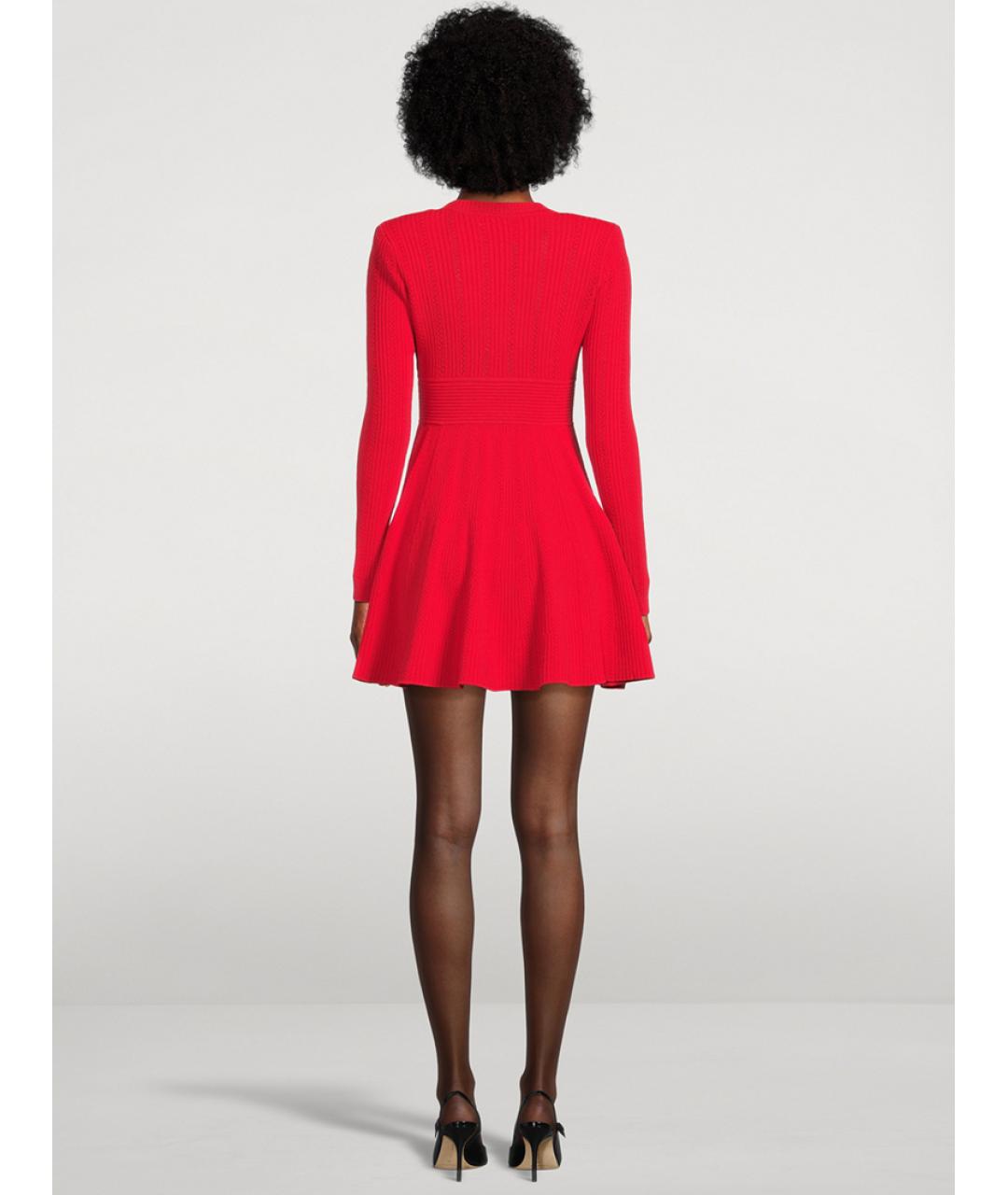 SELF-PORTRAIT Красное коктейльное платье, фото 7