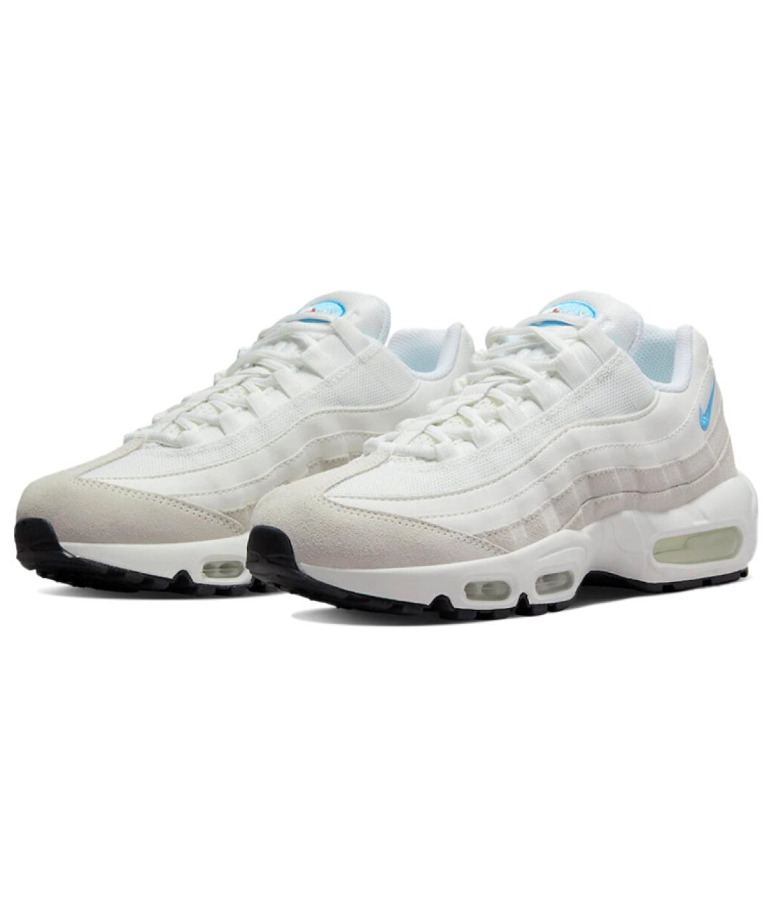 NIKE Белые кожаные кроссовки, фото 3