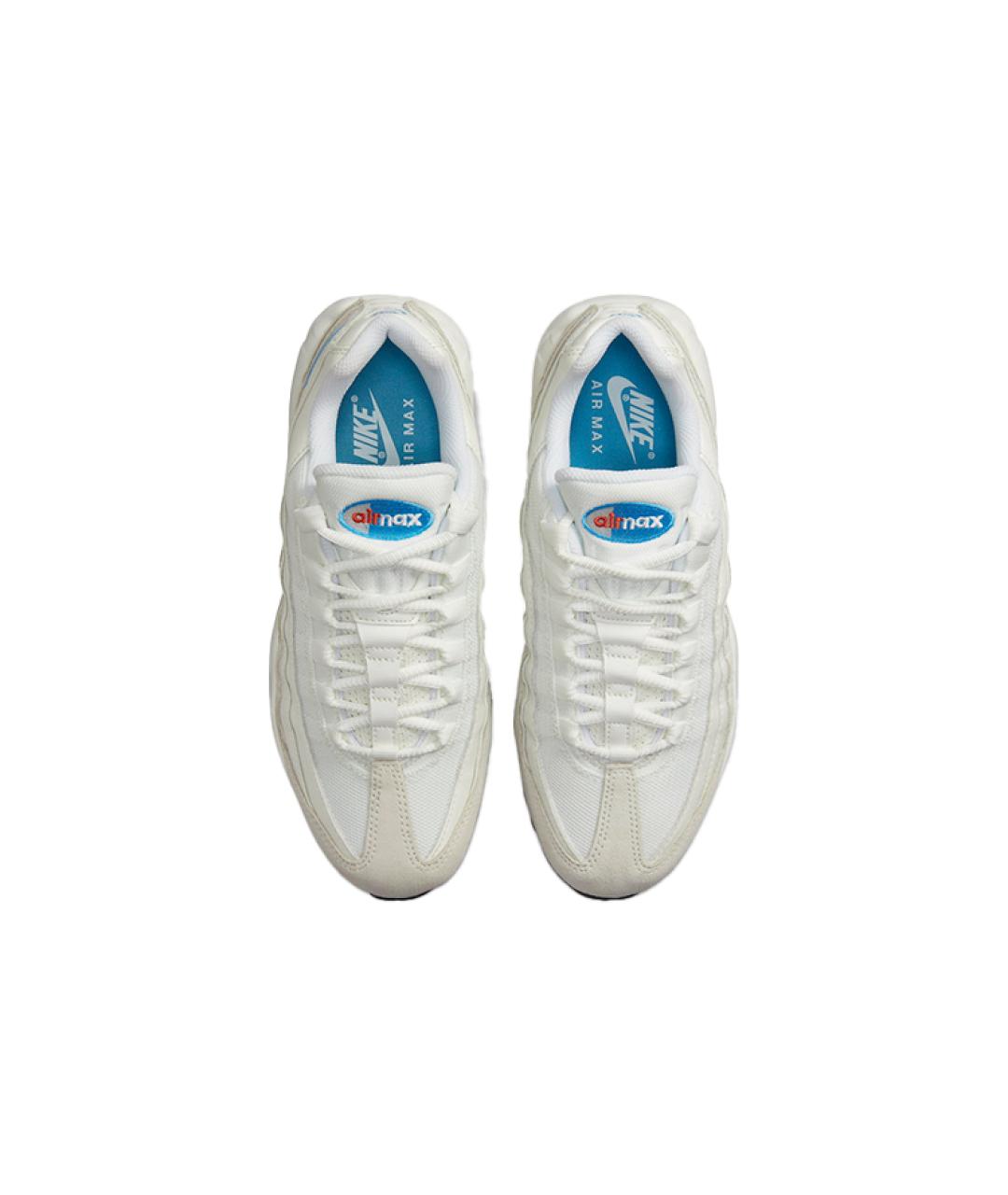 NIKE Белые кожаные кроссовки, фото 4