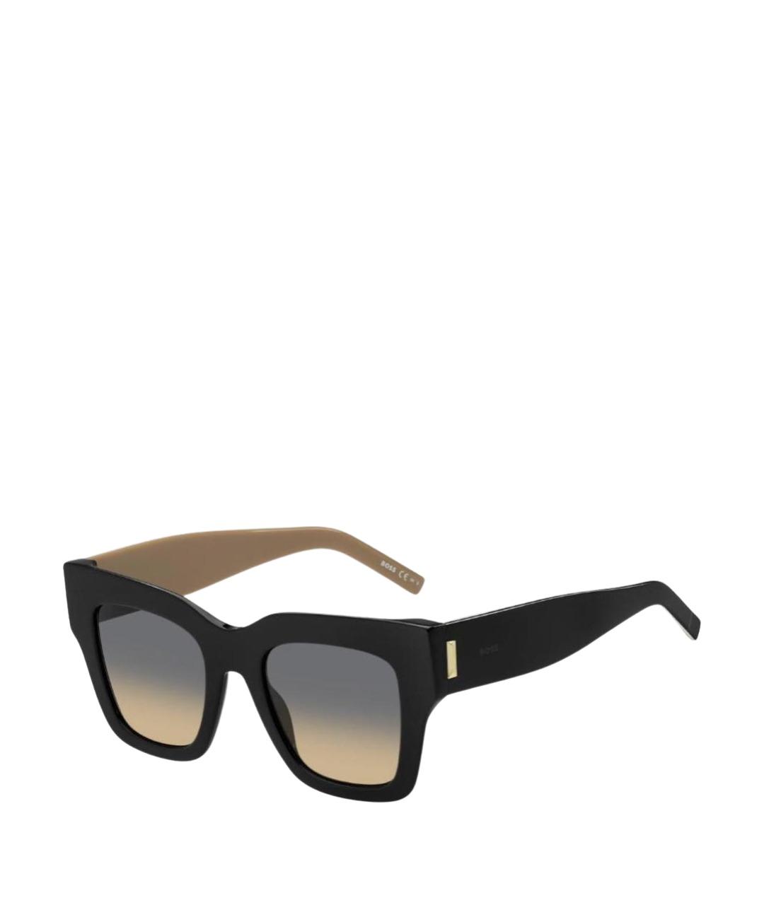 HUGO BOSS Черные пластиковые солнцезащитные очки, фото 2