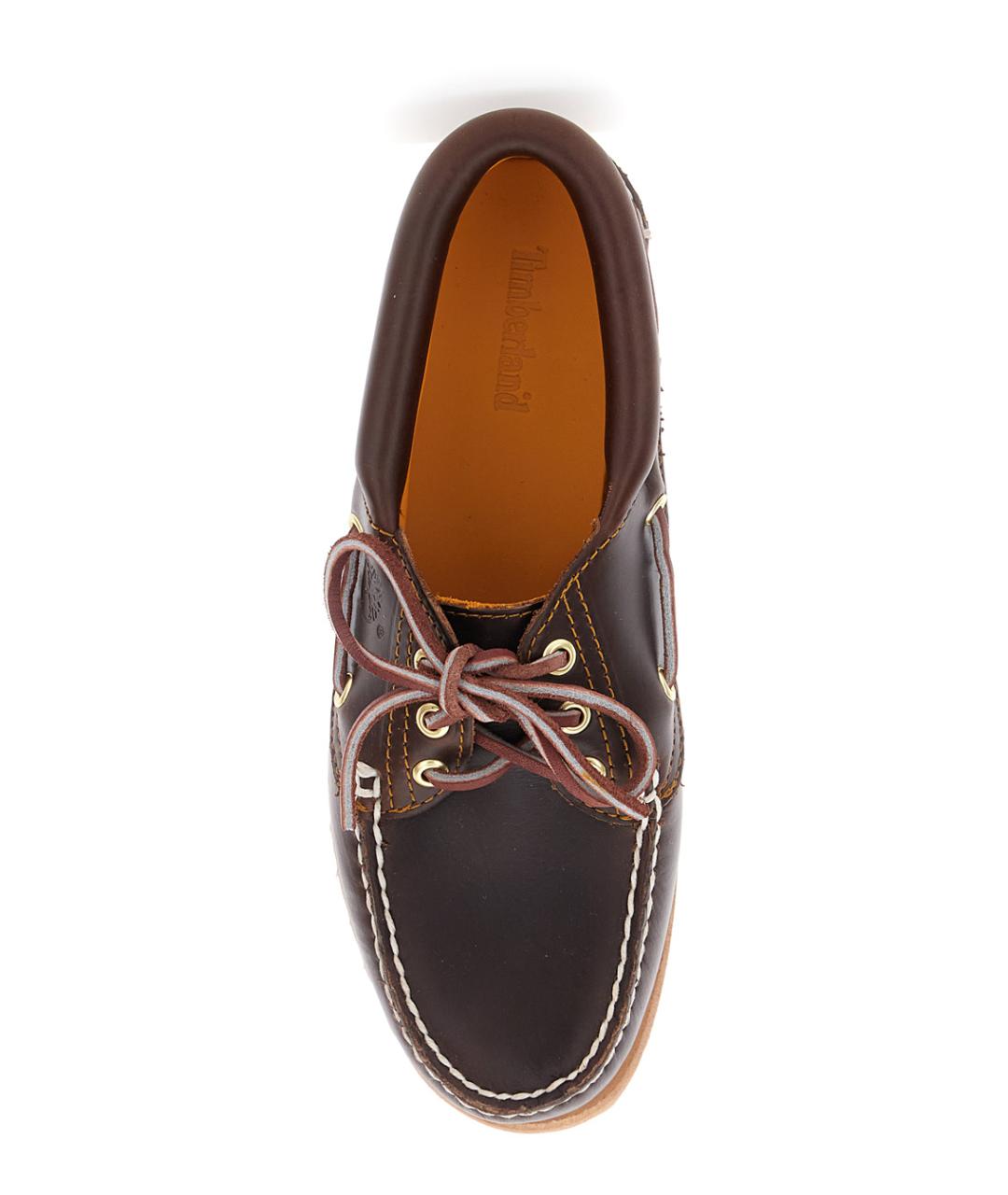 TIMBERLAND Коричневые кожаные лоферы, фото 4