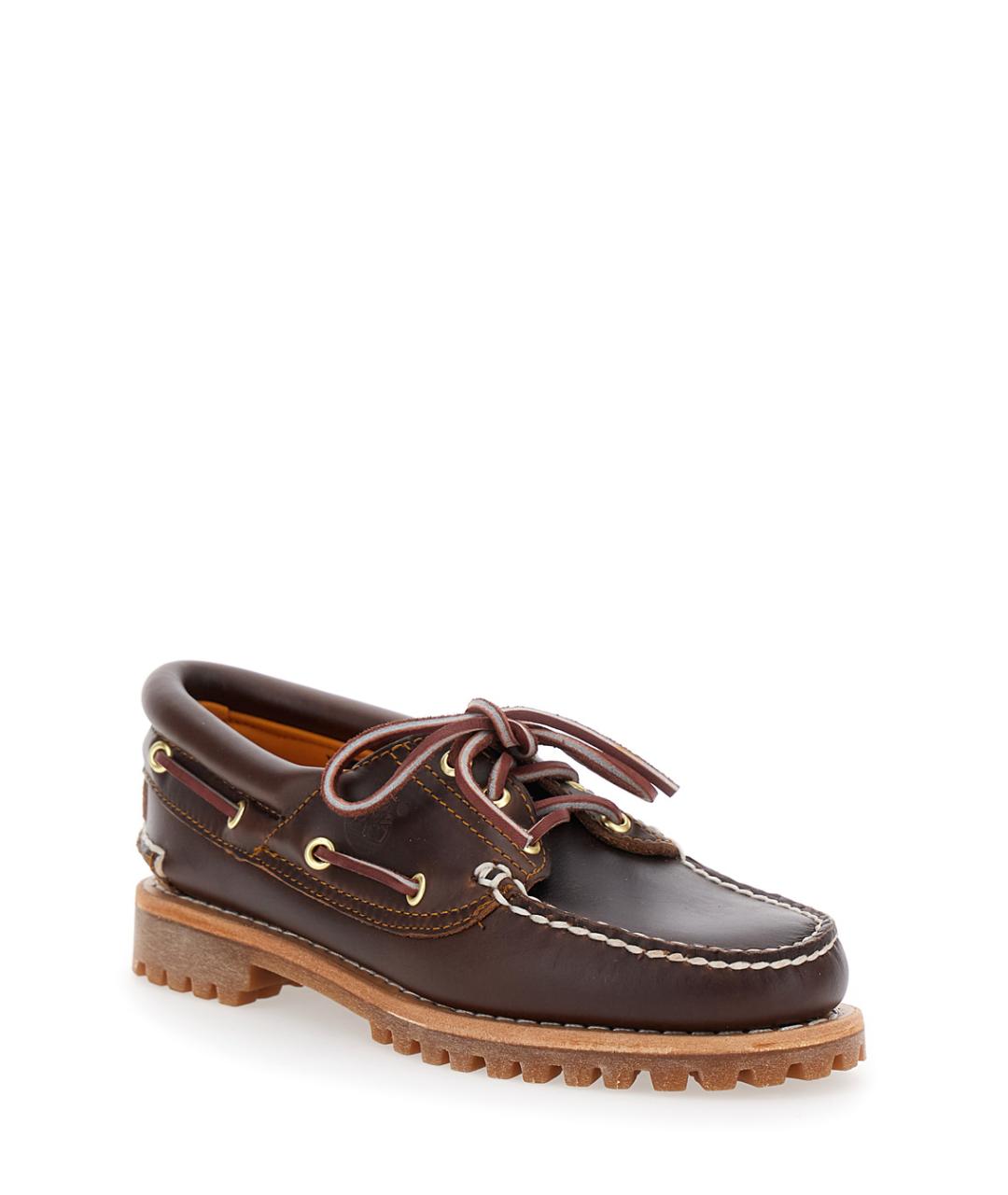 TIMBERLAND Коричневые кожаные лоферы, фото 2