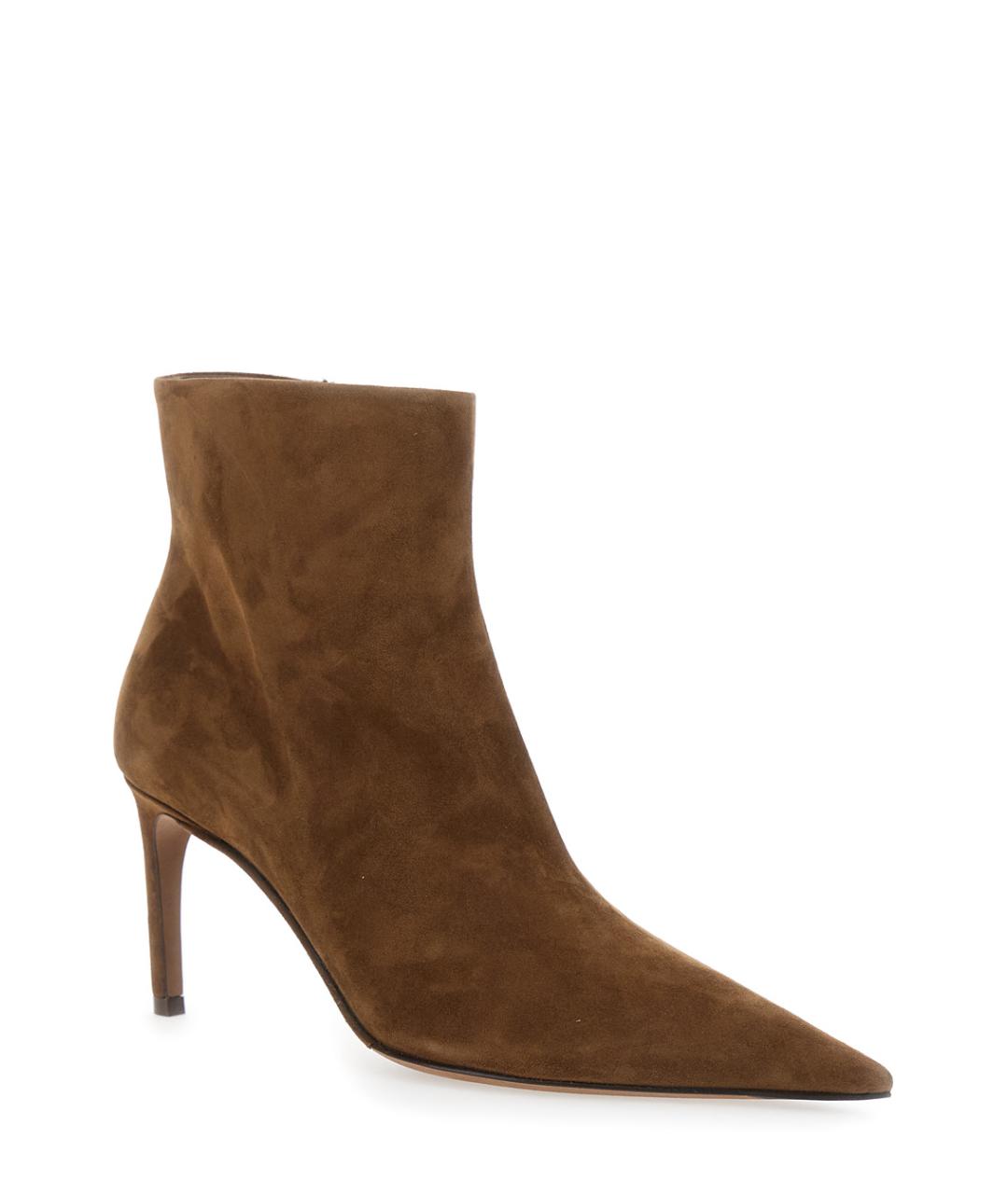 DOLCE&GABBANA Бежевые замшевые ботильоны, фото 2