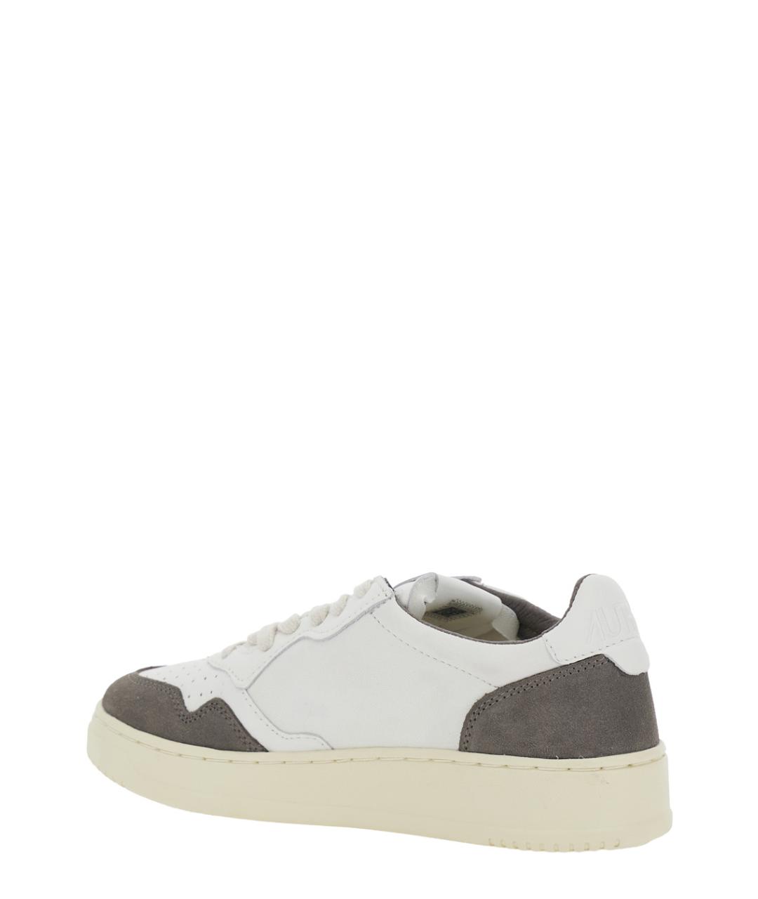 AUTRY Серые кожаные кроссовки, фото 3