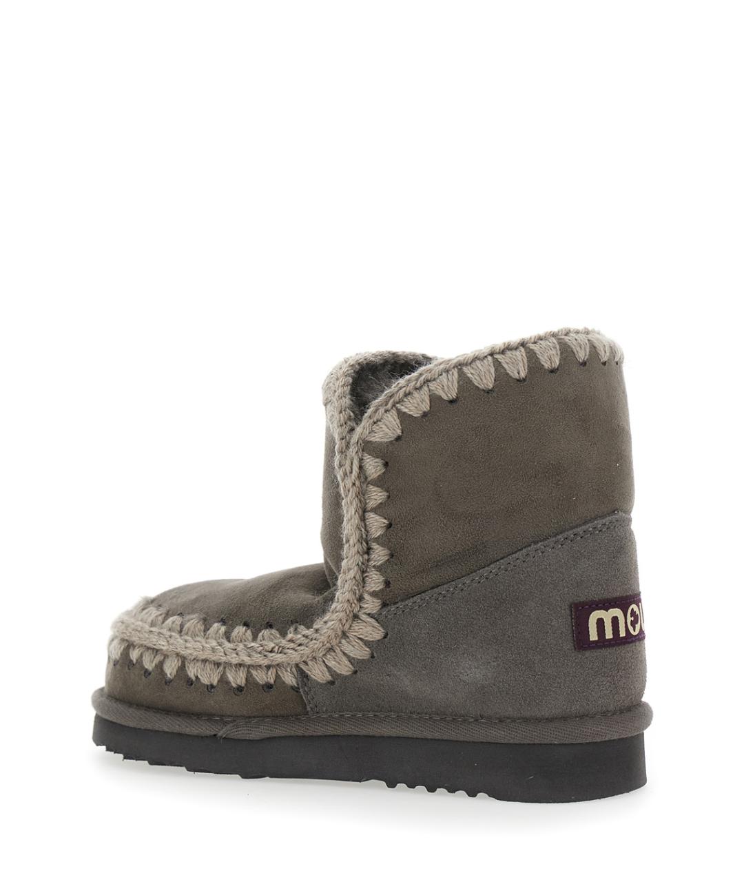 MOU Серые замшевые ботинки, фото 3