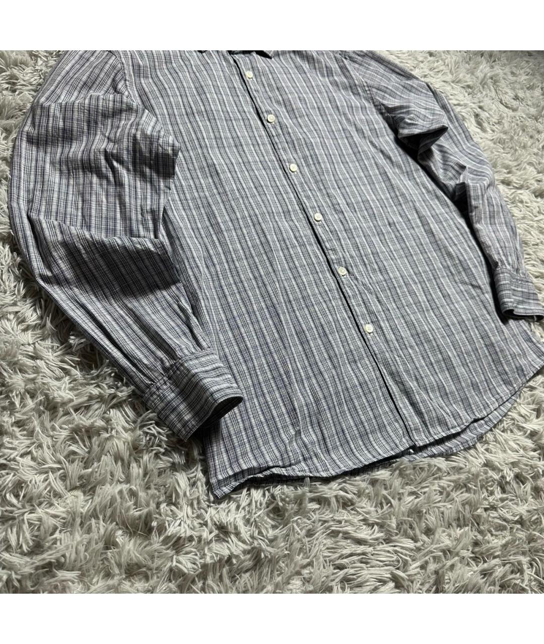 ERMENEGILDO ZEGNA XXX Серая льняная кэжуал рубашка, фото 4