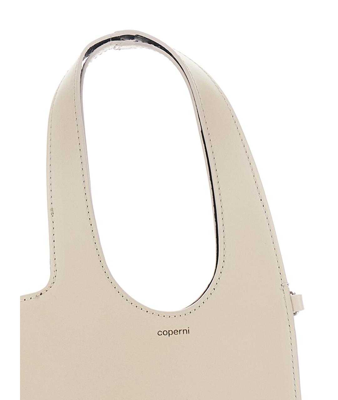 COPERNI Бежевая кожаная сумка через плечо, фото 3